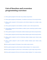 function and recursion exercises.pdf